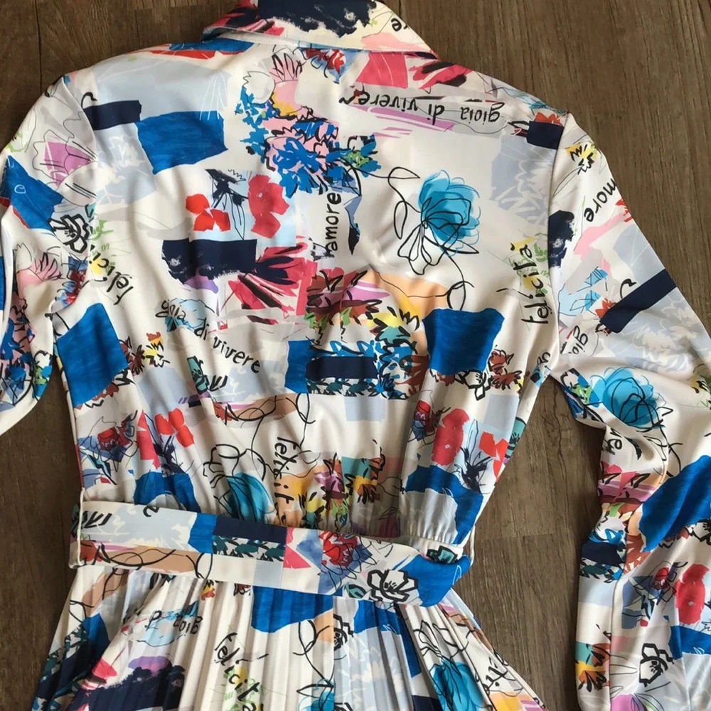 MARELLA longsleeved print dress - Picture 6 of 10